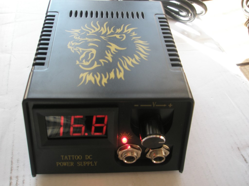Digital LCD Tattoo Power Supply + Clip Cord Foot Switch